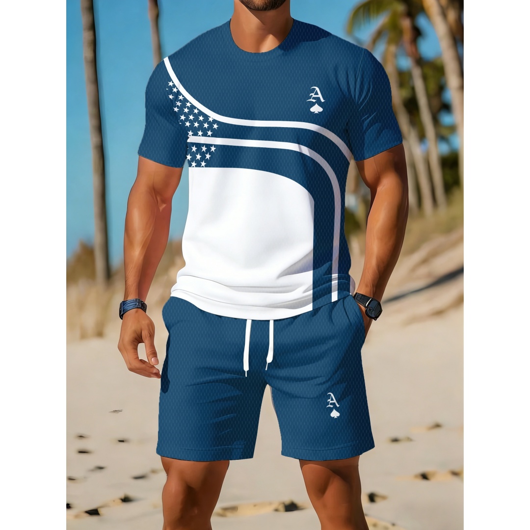 Summer Men's Casual Trendy Cur - Outdoor Sport Outfit recension och pris
